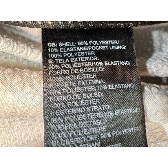 The North Face Mens Plaid Casual Shorts Size 38 Gray/Black Pockets Drawstring - Picture 3 of 12